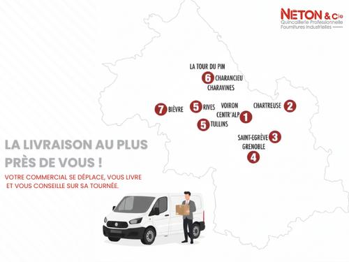 Livraison N&eacute;ton & Cie : des tourn&eacute;es locales avec un interlocuteur uni