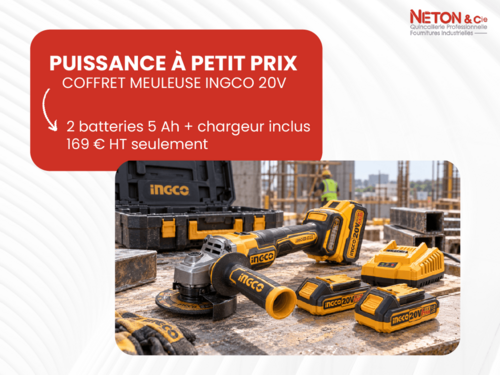 Nouveaut&eacute; INGCO chez N&eacute;ton & Cie