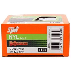 CT CHEVILLES SPITNYL DE 5 A COL