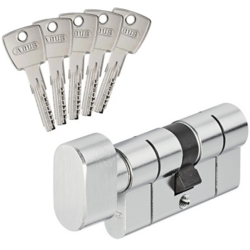 CYLINDRE STD 30/30 A BOUTON 5 cl&eacute;s