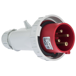 FICHE 380 V 16 A ROUGE 3P+T