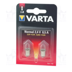 CARTE AMPOULES 2,4V - 0,50A