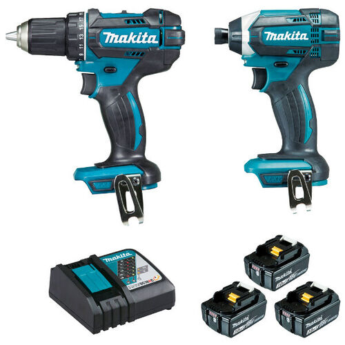 Lot Visseuse+choc  MAKITA 3X5Ah