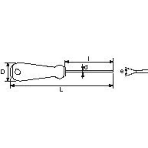 TOURNEVIS S1 FENTE ELECT. 5.5x150 - image 4