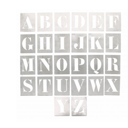 JEU DE LETTRES DECOUPEES -  60 mm