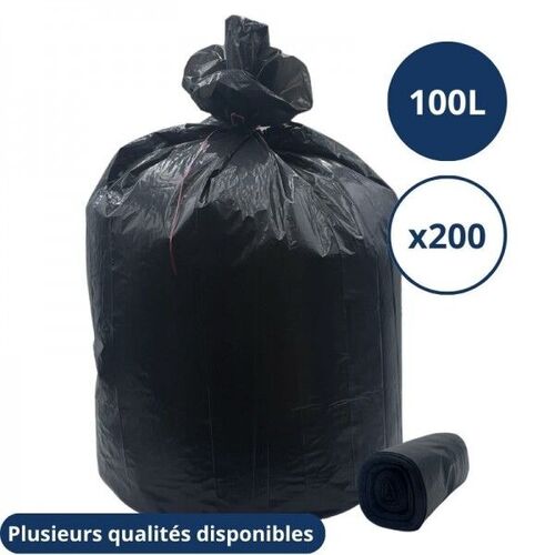CENT SACS POUBELLE RONDE 50  100 L