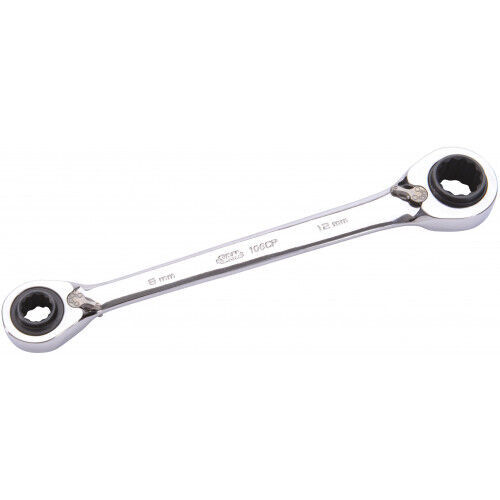 Cl&eacute; polygonale &agrave; cliquet 4 en 1 -