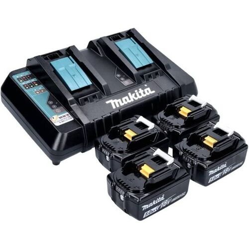 PACK 4 BATTERIES MAKITA 18V 5Ah +