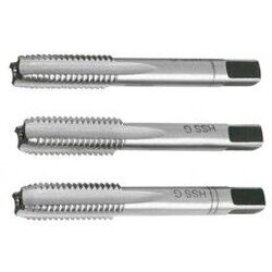 Jeu 3 tarauds &eacute;tag&eacute;s rectifi&eacute;s - 8x125