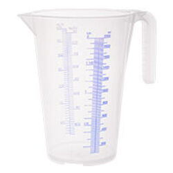 BROC VERSEUR PLASTIQUE 2 L Gradu&eacute;