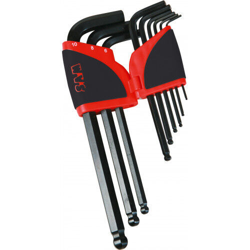 JEU 9 CLES COUDEES SPHERIQUES