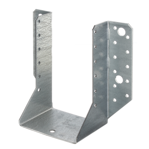 SUPPORT EN "U" SABOT GALVANISE 100x140x2