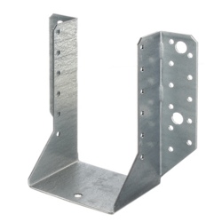 SUPPORT EN "U" SABOT GALVANISE 100x140x2