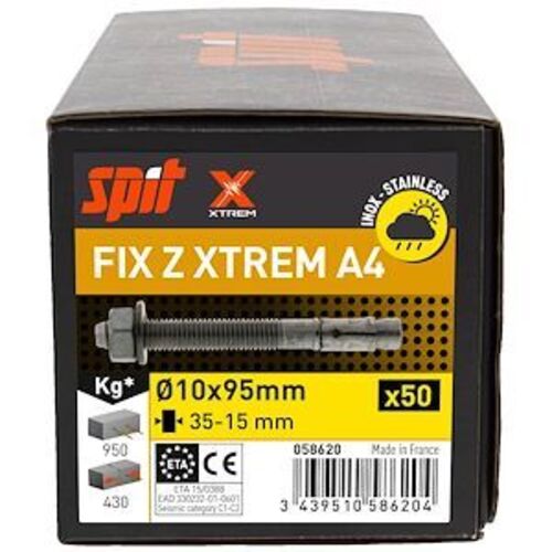 CT CHEVILLE SPITFIX INOX A4 10X95 MT