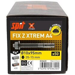 CT CHEVILLE SPITFIX INOX A4 10X95 MT