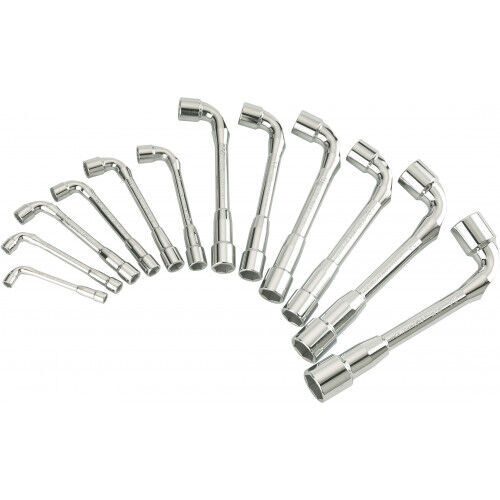 JEU DE 12 CLES A PIPE DEBOUCHEES 7 &agrave; 24