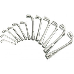 JEU DE 12 CLES A PIPE DEBOUCHEES 7 &agrave; 24