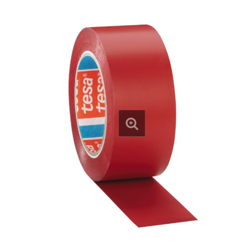 RUBAN ADHESIF PVC ROUGE MARQUAGE SOL