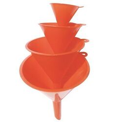 KIT 4 ENTONNOIRS PLASTIQUE 50/75/100/120