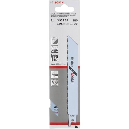 Carte 5 Lames Scie Sabre Progressive