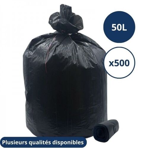 CENT SACS POUBELLE DE 50 LITRES
