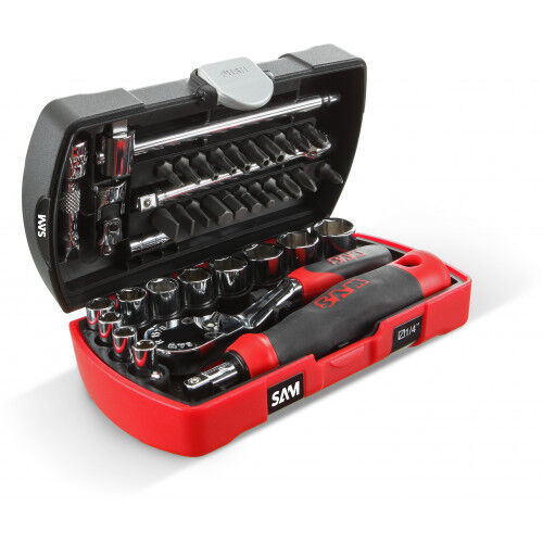COFFRET POCKET LIGHT 39 pi&egrave;ces cliquet