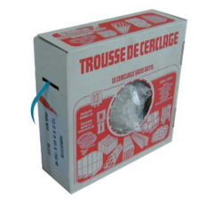 BOITE 750m FEUILLARD 12mm + 250 BOUCLES