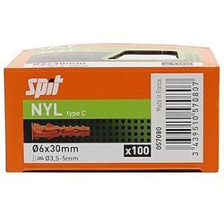 CT CHEVILLES SPITNYL DE 6 A COL