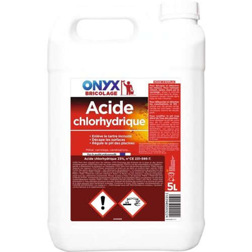 BIDON ACIDE CHLORHYDRIQUE 23% 5 L