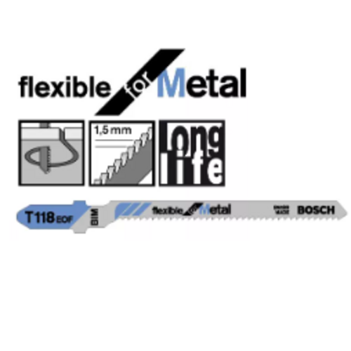 CARTE 5 LAMES SCIE SAUTEUSE METAL