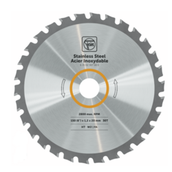 LAME CIRCULAIRE CARBURE /INOX 150mm 30D